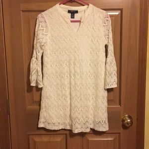 Lace long sleeve white dress size PP